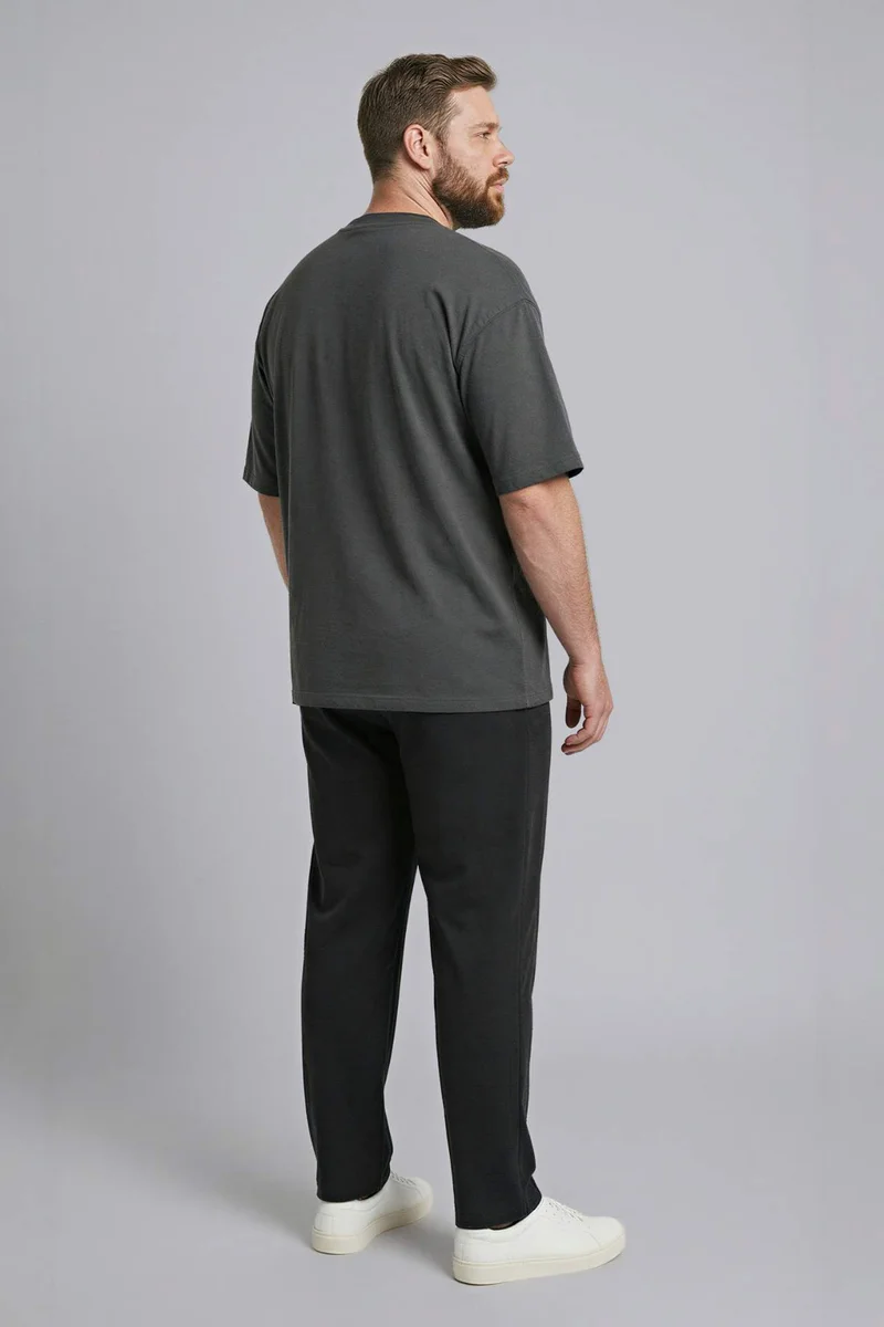 Defacto  Regular Fit Plus Size Trousers for Men | Best Price UAE