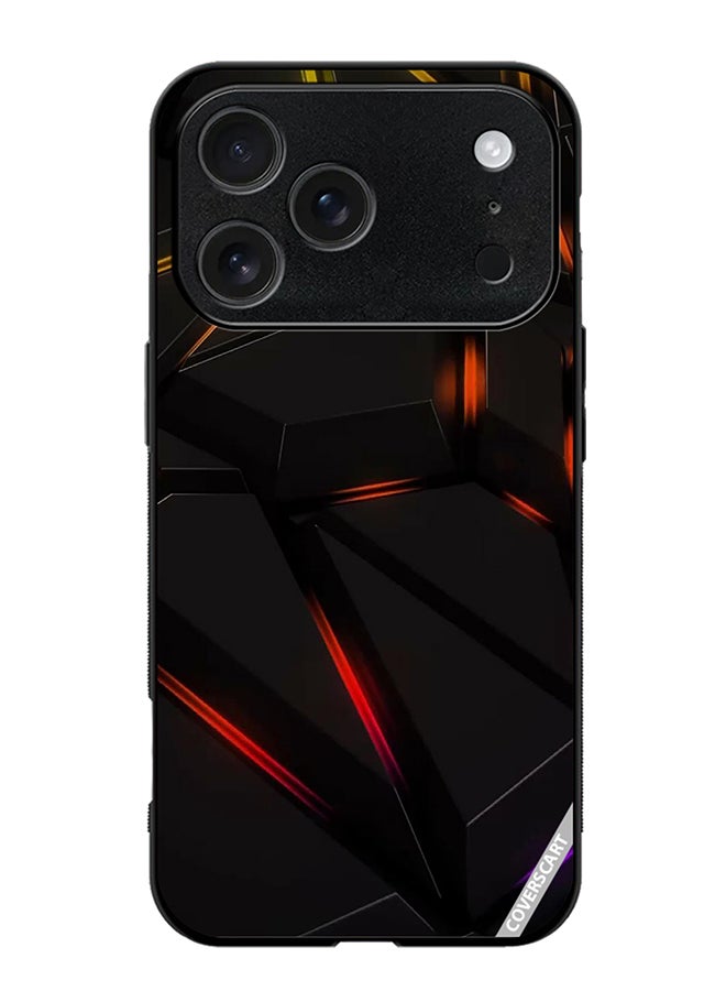 COVERSCART Protective Case Cover For Apple iPhone 17 Pro Max Abstract Design Black