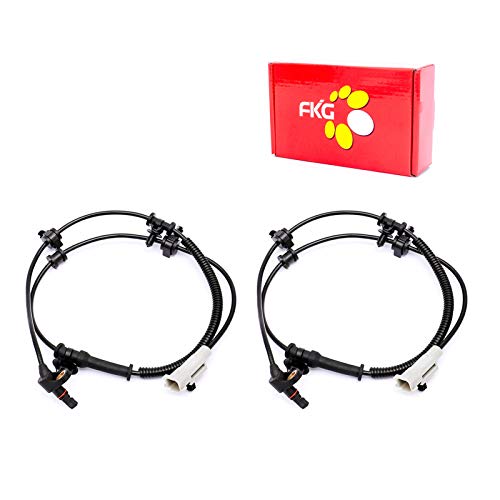 FKG ABS Wheel Speed Sensor Front Left and Right ALS2113 56044144AD for 2006-2010 Jeep Commander 3.7L 4.7L 5.7L, 2005-2010 Jeep Grand Cherokee 3.7L 4.7L 5.7L 3.0L 6.1L, Set of 2 - Image 1