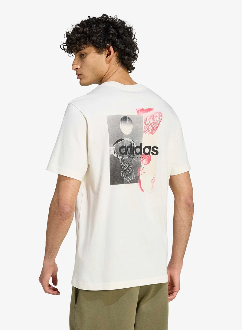 Adidas Memories Of Sport Basketball Graphic T-Shirt