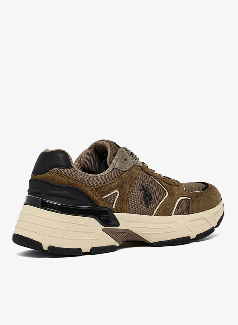U.S. Polo Assn. BROWN MEN LIFESTYLE COMFORT SNEAKERS for Men | Best Price UAE