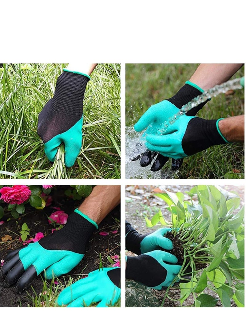 Generic 4 Pcs Garden Pruning Shears with Gardening Gloves, Garden Professional Secateurs, Handheld Scissors Set, Heavy Duty Garden Bypass Pruning Shears,Tree Trimmers Secateurs, Hand Pruner  - Image 5