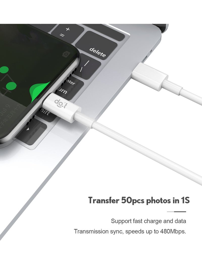 DOIT 3A Type C Charging Data Cable [150 cm], For Fast Data Transmission sync and Charging, Speed upto 480mbps, [Type C to C] Compatible With Laptop, Mobile, Tablet etc - Image 2