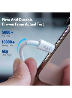 DOIT 3A Type C Charging Data Cable [150 cm], For Fast Data Transmission sync and Charging, Speed upto 480mbps, [Type C to C] Compatible With Laptop, Mobile, Tablet etc  - Image 4