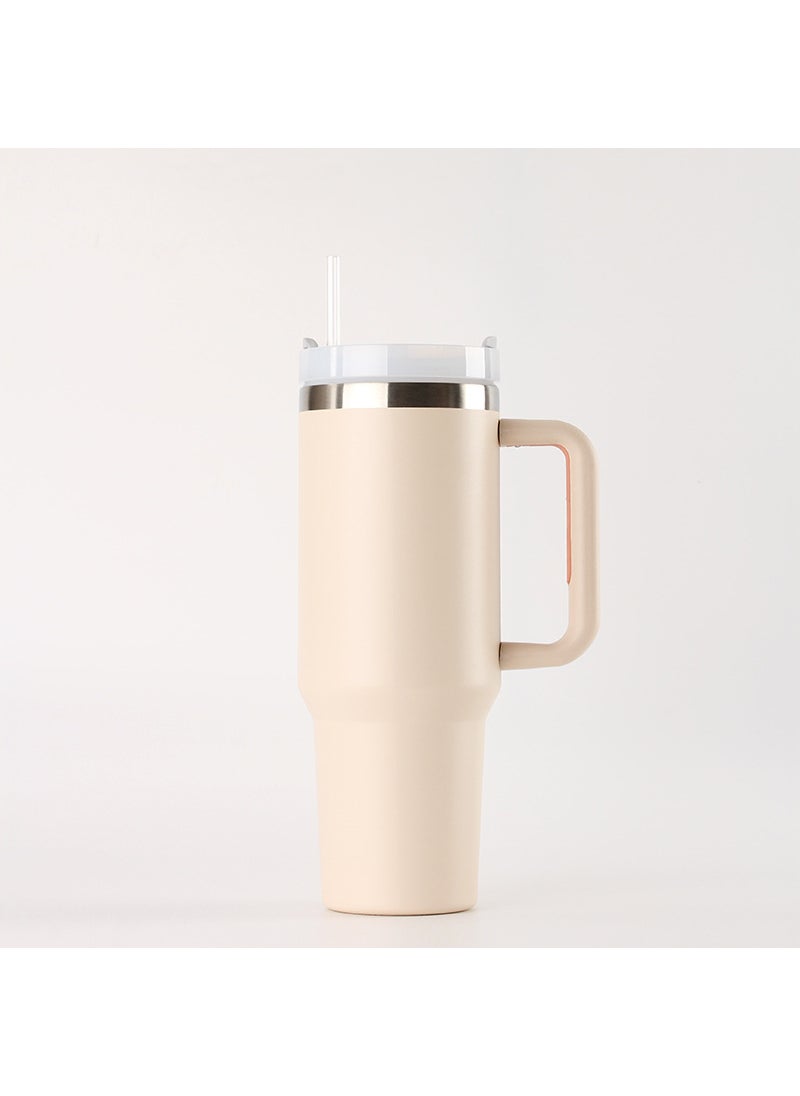 Generic - Stanley 40oz Handle Cup 304 Stainless Steel Thermal Mug Skin color - Image 1