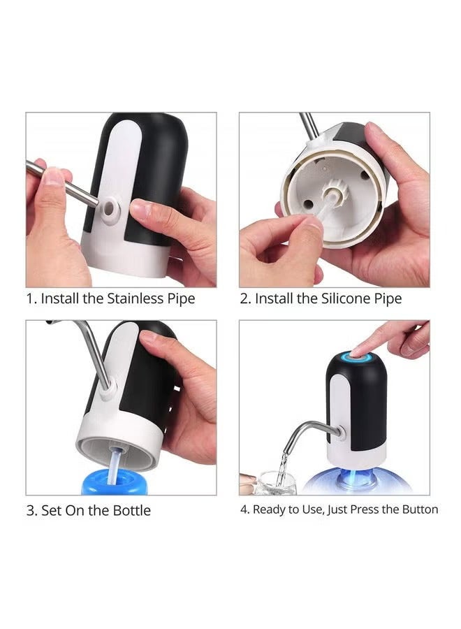 NORMELLE Wireless Electric Water Pump Dispenser – USB Charging Portable Water Bottle Pump for 2–5 Gallon Jugs – Automatic Drinking Water Dispenser for Home, Office, Kitchen & Camping – Multicolour - Image 5