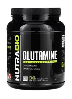 NutraBio Glutamine Pure Grade Amino Acid 2.2 lbs 1000 g  - Image 1