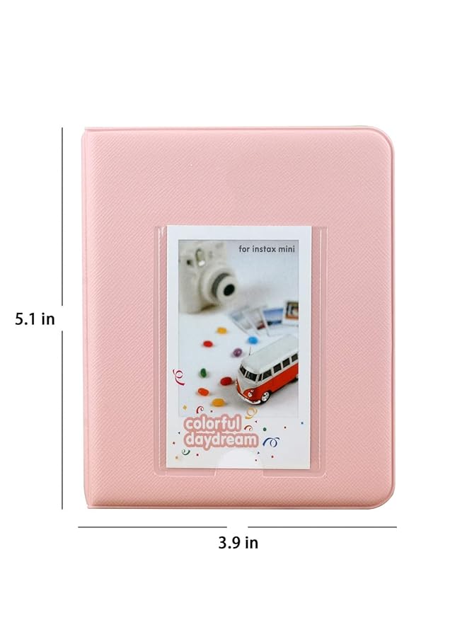 erorex Photo Album Films Book For Fujiflm Instax Mini 12 11 9 8+ 8 7S 25 26 50S 70 90 Polaroids Z2300 Pic 300P Hp Sprocket Hellokitty Iceblue Kodak Smile Printomatic Pink 64 Pockets - Image 5
