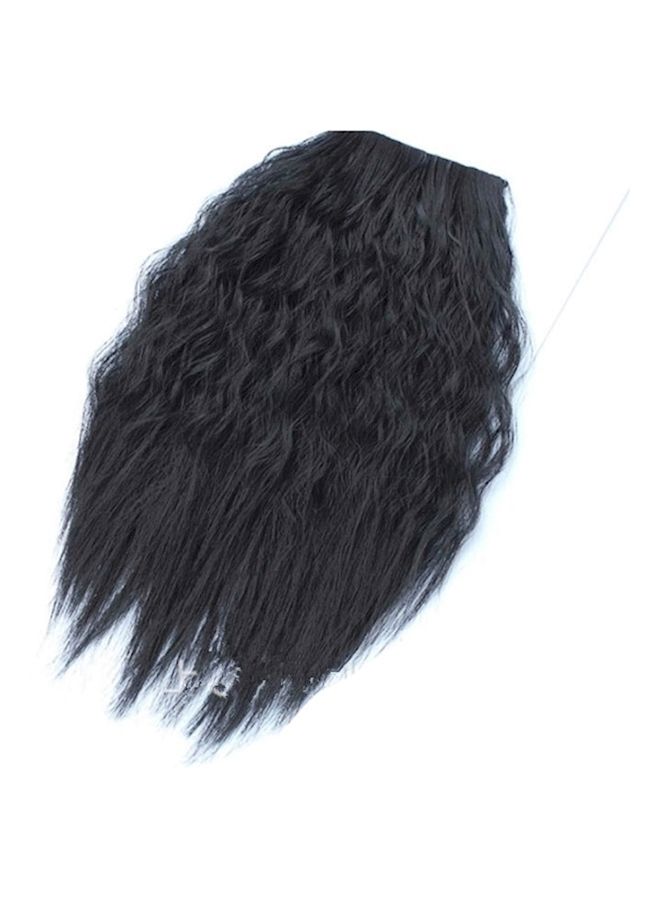 NIBEMINENT Hair Toppers Clip Wig Black - Image 1