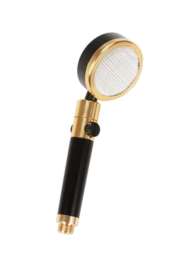 NIBEMINENT Rotatable Shower Head Black/Gold 26.5x8x5cm - Image 1