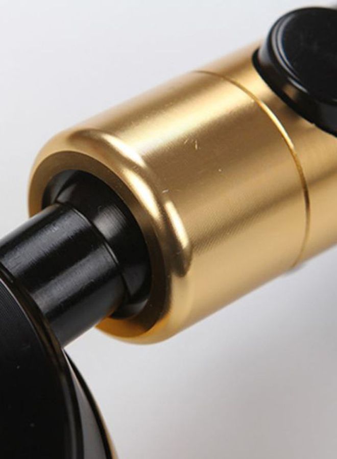 NIBEMINENT Rotatable Shower Head Black/Gold 26.5x8x5cm - Image 3