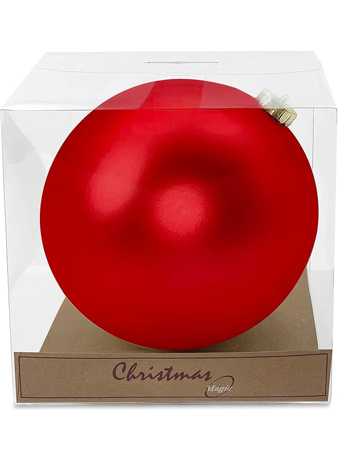 The Bros The Bro Bauble Matt Red 15cm 1Pc/Box