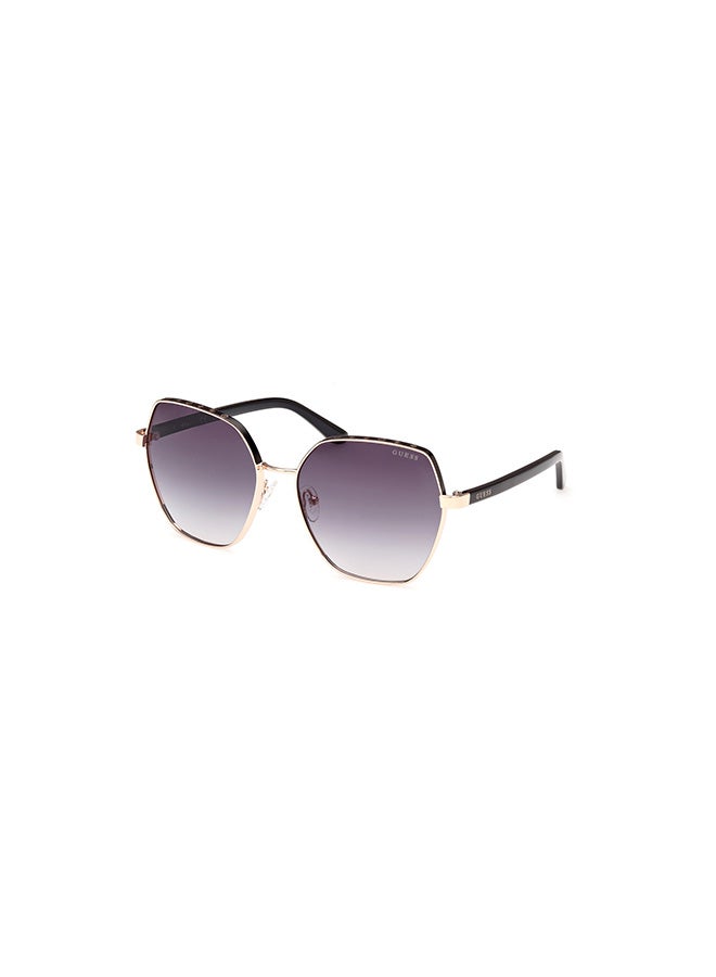 GUESS Women's UV Protection Hexagon Sunglasses - GU0010805B60 - Lens Size: 60 Mm - Image 1