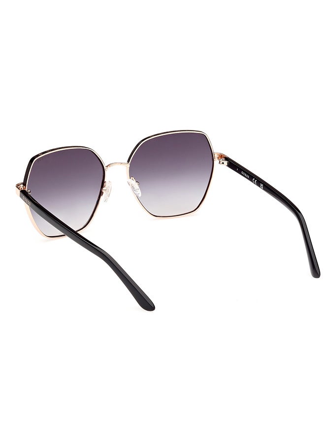 GUESS Women's UV Protection Hexagon Sunglasses - GU0010805B60 - Lens Size: 60 Mm - Image 3