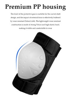 Generic Kids Bike Helmet, Toddler Helmet for Youth Adult, Knee Pad Elbow Pad Wrist Guard Protective Gear Set for Skateboard, Bike, Skating, Cycling, M（26-50kg）  - Image 2