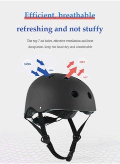 Generic Kids Bike Helmet, Toddler Helmet for Youth Adult, Knee Pad Elbow Pad Wrist Guard Protective Gear Set for Skateboard, Bike, Skating, Cycling, M（26-50kg）  - Image 3