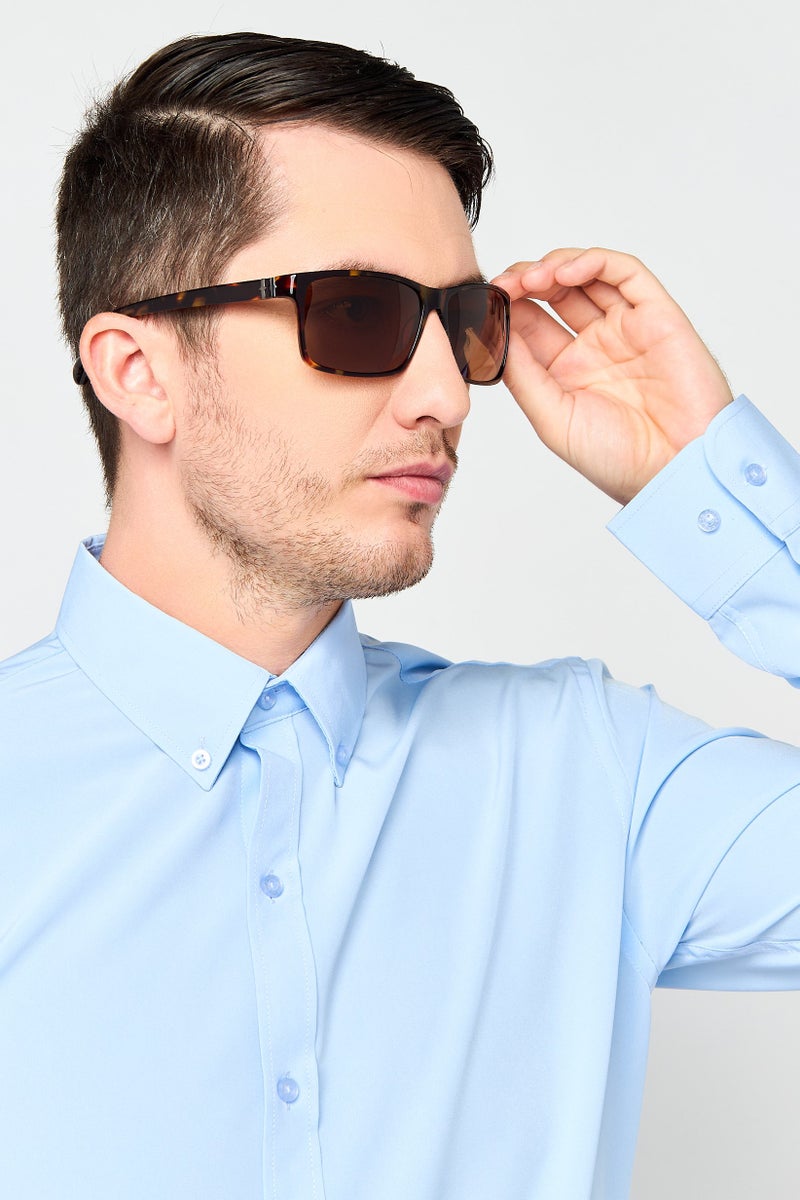 Timberland Men TB00032 Rectangular Sunglasses, Multicolor - Image 2