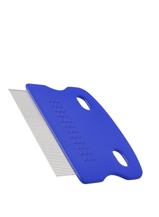 MySouq-Stainless Steel Pet Grooming Hair Comb Long Thick Hair Fur Removal Flea And Lice Brush Pets Combs For Dog Cat Rabbit Guinea (multicolors) - Image 3