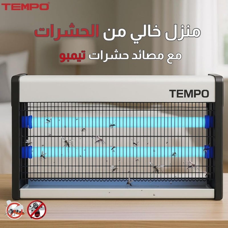 TEMPO Smart Mosquito Killer With Lamp Size 30W UV light -Electric Flying Insect Killer -bug Zapper - Mosquitos & flys trap-Indoor Outdoor use, 2 Year Warranty - Large - Image 3