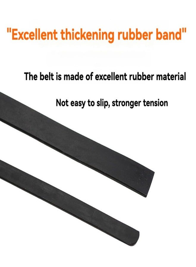 EMSTAR 2PCS Strap Wrench Set, Adjustable Rubber Strap Wrench Upgrade 24 in and 19.7 in Length Reinforced Rubber Belt, Jar Opener for Weak Hands, Pipe Wrench for Plumbers Oil Filter Wrench - Image 4