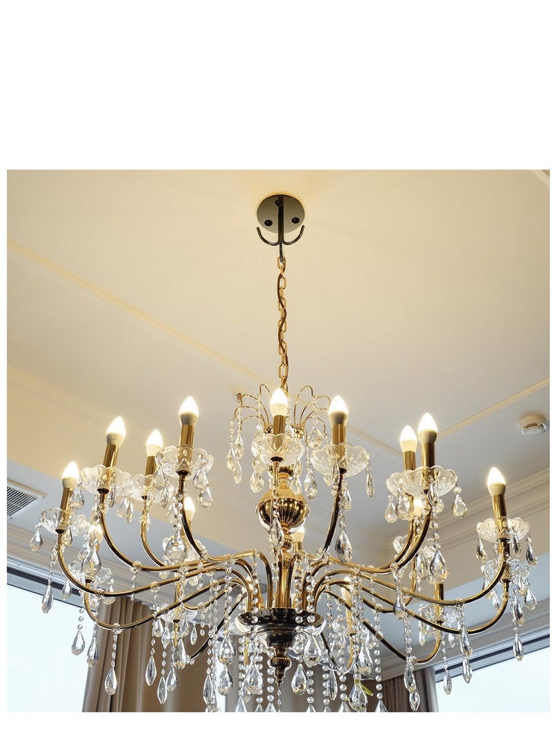 Ceiling Hooks for Hanging Plants, 4 Pcs Heavy Duty Ceiling Hooks, Wall Mount Plant Hangers, Black Metal Three Prong Ceiling Hook Plate for Hanging Plants - Image 4