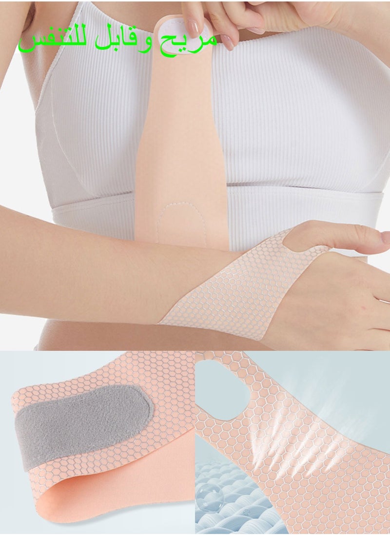 Syarme Wrist Brace for Carpal Tunnel, Breathable and Adjustable Wrist Support Brace Stabilizer, 1 Pair of Wrist Compression Wrap, One Size Fits Left or Right Hand, Including Travel Storage Bag  - Image 5