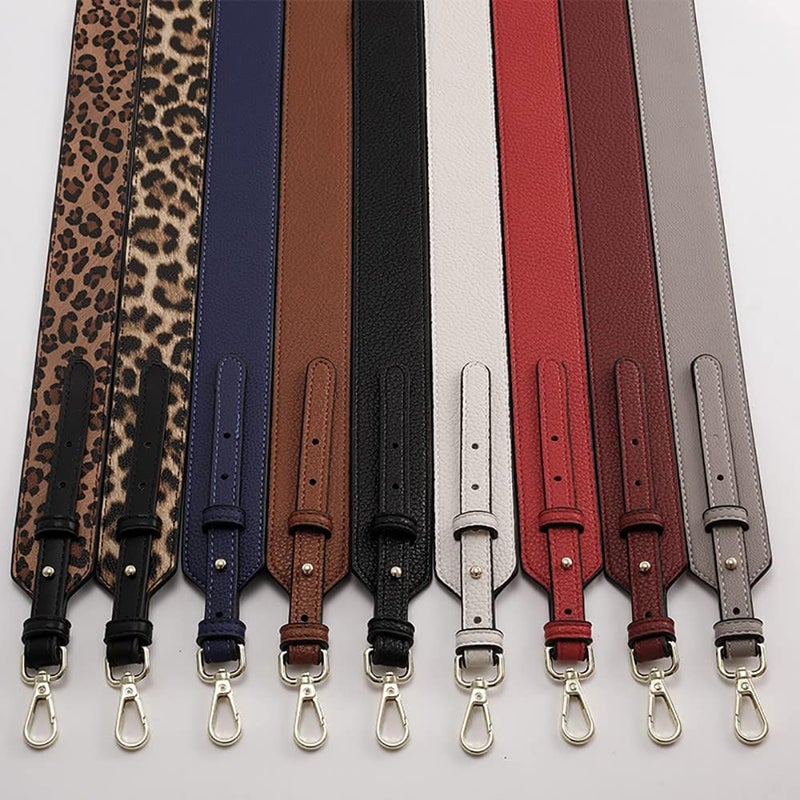 Adjustable single shoulder oblique span bag strap shoulder strap underarm handbag strap (with removable metal buckle) long black [90-100cm] light gold buckle - Image 3