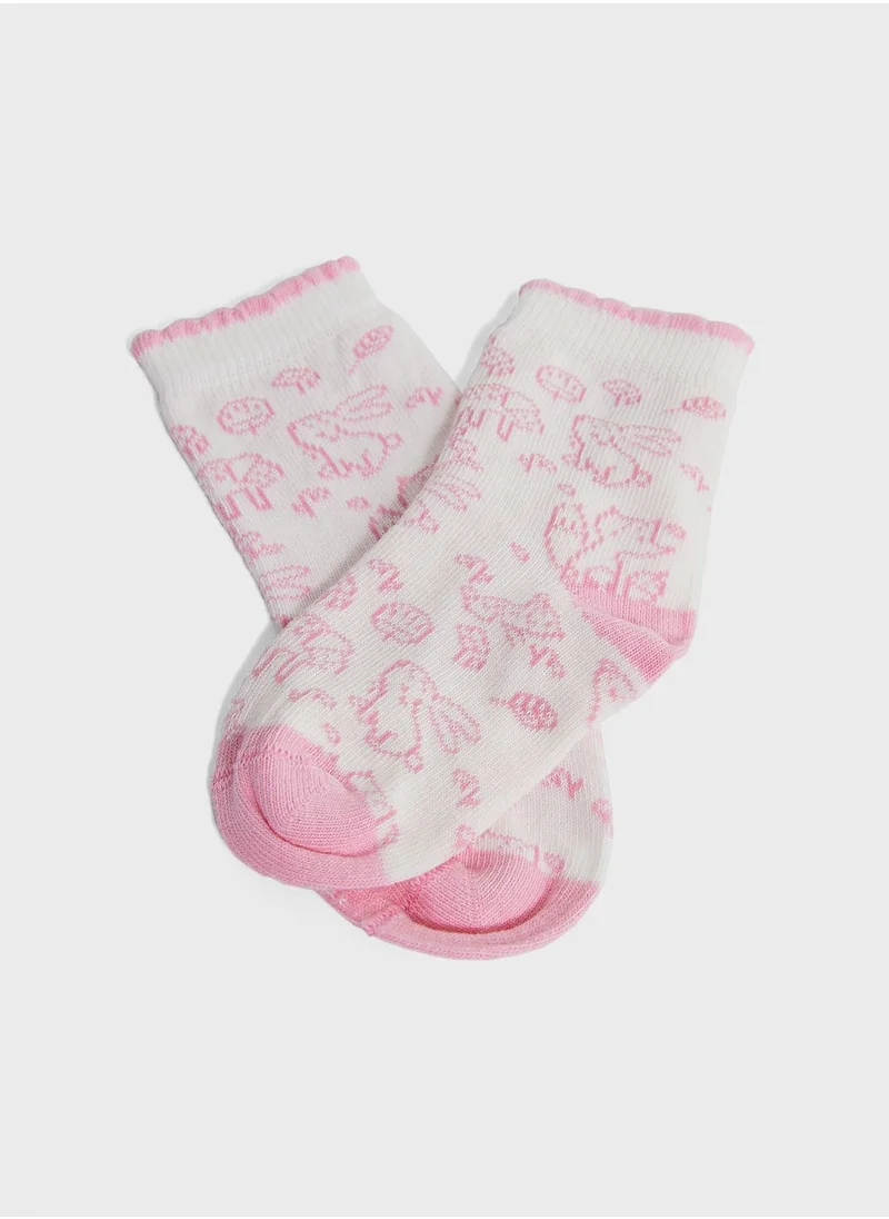 mothercare Deer Baby Socks - 3 Pack