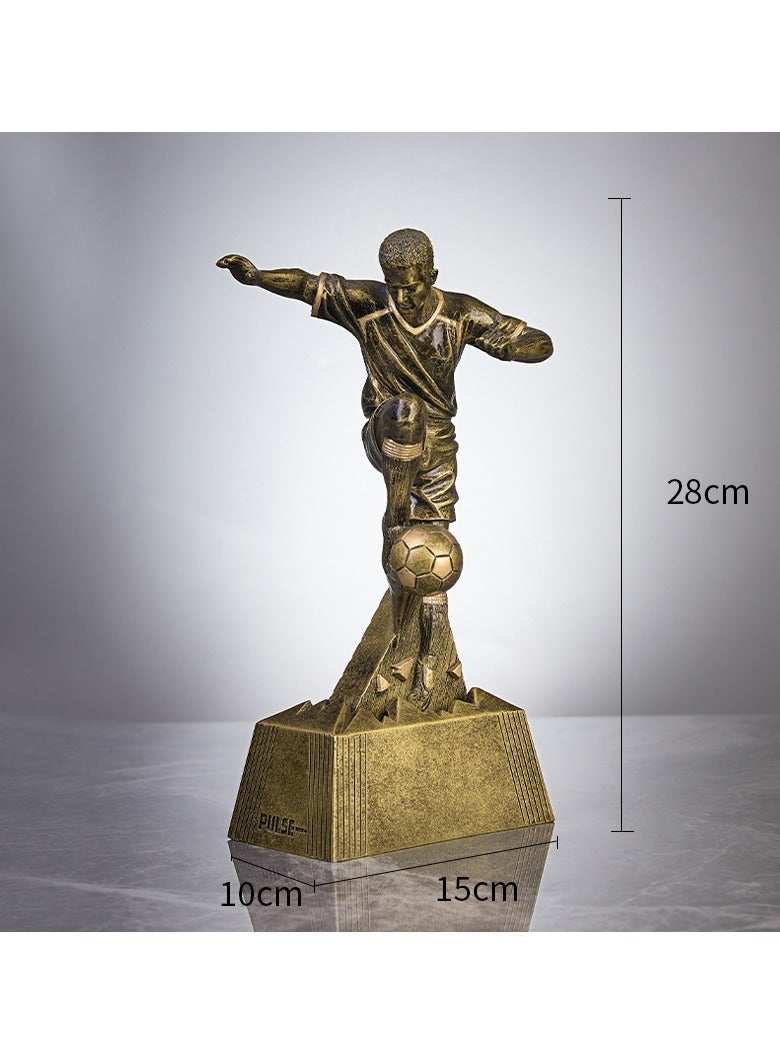 KUYING New Creative Character Sculpture Football Cup Award 