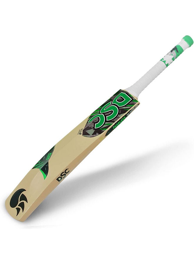 DSC Roar Hunter Kashmir Willow Tennis Cricket Bat | Size: 4 | Unisex | Material: Wood | Massive Edges | For Dominating Strokes | Crossweave Tape on Face - Image 2
