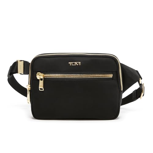 TUMI - Voyageur Sedona Crossbody Sling Bag - Nylon Crossbody Purse for Business & Travel - Stylish Women's Crossbody Bag - Black & Gold - Image 1