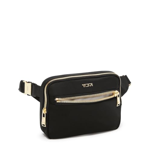 TUMI - Voyageur Sedona Crossbody Sling Bag - Nylon Crossbody Purse for Business & Travel - Stylish Women's Crossbody Bag - Black & Gold - Image 4