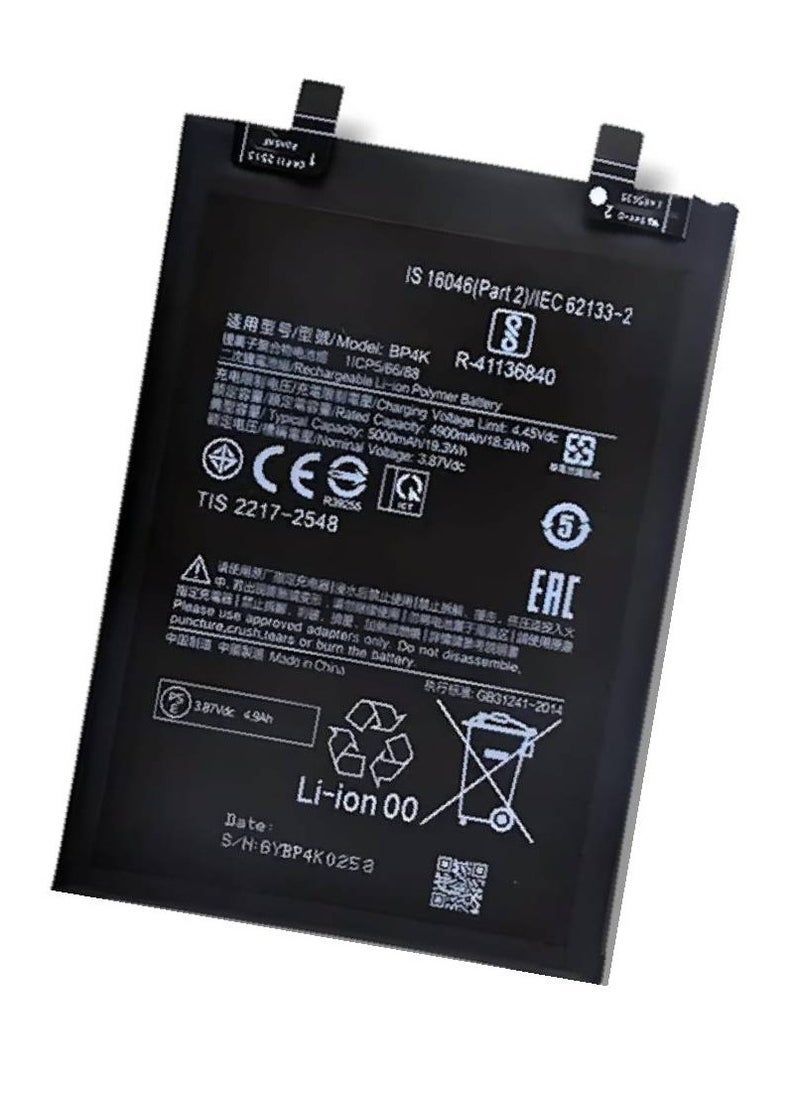 ELTRAZONE High Quality Original Battery Replacement for Xiaomi Redmi Note 12 Pro / Xiaomi 12T / POCO X5 Pro – Durable 5000mAh Internal Battery | Fast Charging Support | Safe & Long-Lasting Performance | Perfect Fit (Black)  - Image 3
