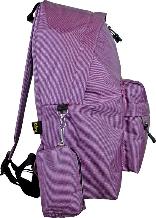 Yuga Canvas Backpack Purple Striped