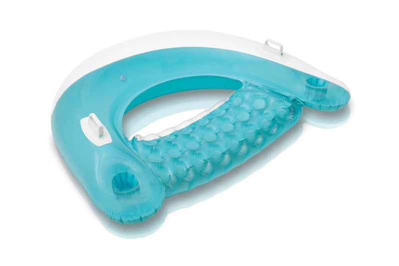 INTEX Sit Float 'n Classic Inflatable Raft Swimming Pool Lounge - (Set of 2)(Colors May Vary) - Image 5