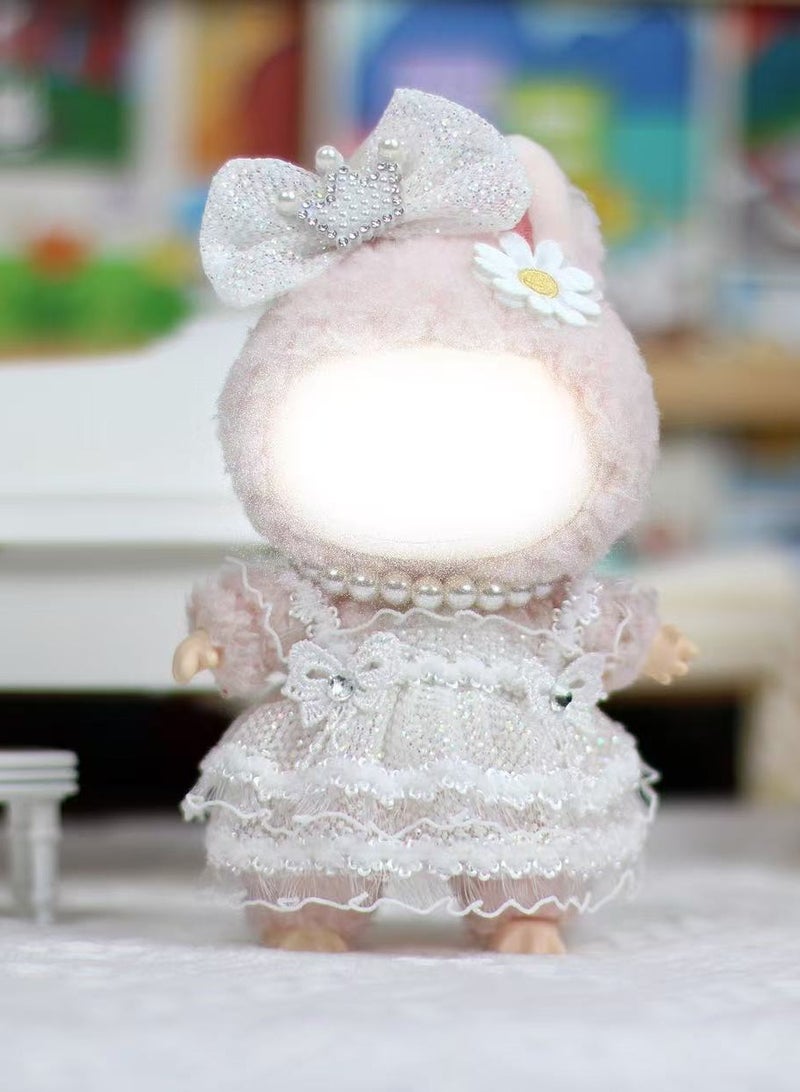 لابوبو مجموعة ملابس دمية لابوبو ، مناسبة لتعليق الدمى الفاخرة بطول يصل إلى 17 سم ، الجيل الأول والثاني والثالث ، والاكسسوارات الدائمة والأنيقة ، مناسبة للألعاب الإبداعية