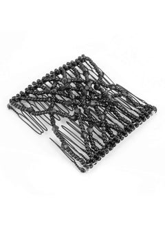 yuyte Stretchy Double Comb Hair Clip Adjustable Elastic Hair Comb Elastic Magic Beads Elastic Hair For Hair Tools Hair Comb For Women Curly Thick Wavy Hair  - Image 1
