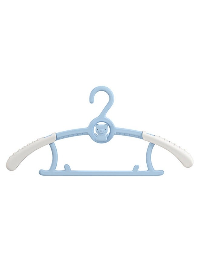 20 Pack Baby Hangers, Plastic Adjustable Kids Rack, Newborn Closet Non-Slip Hangers Stand, Suitable for Girl Boy Children Coat Pant  - Image 1