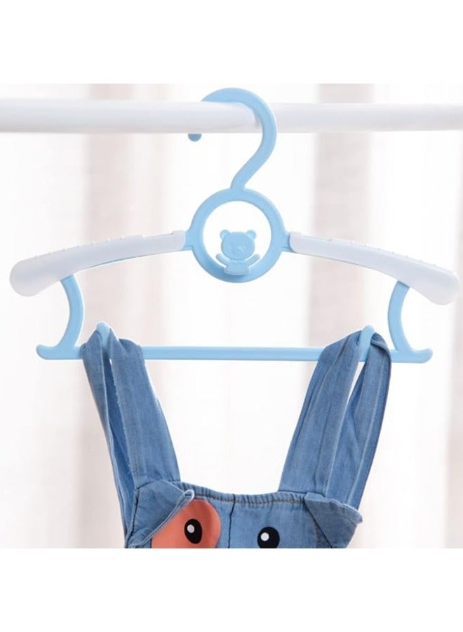 20 Pack Baby Hangers, Plastic Adjustable Kids Rack, Newborn Closet Non-Slip Hangers Stand, Suitable for Girl Boy Children Coat Pant  - Image 4