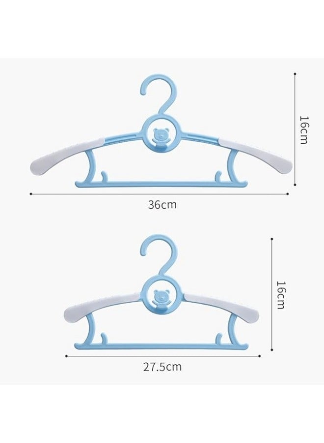 20 Pack Baby Hangers, Plastic Adjustable Kids Rack, Newborn Closet Non-Slip Hangers Stand, Suitable for Girl Boy Children Coat Pant  - Image 5