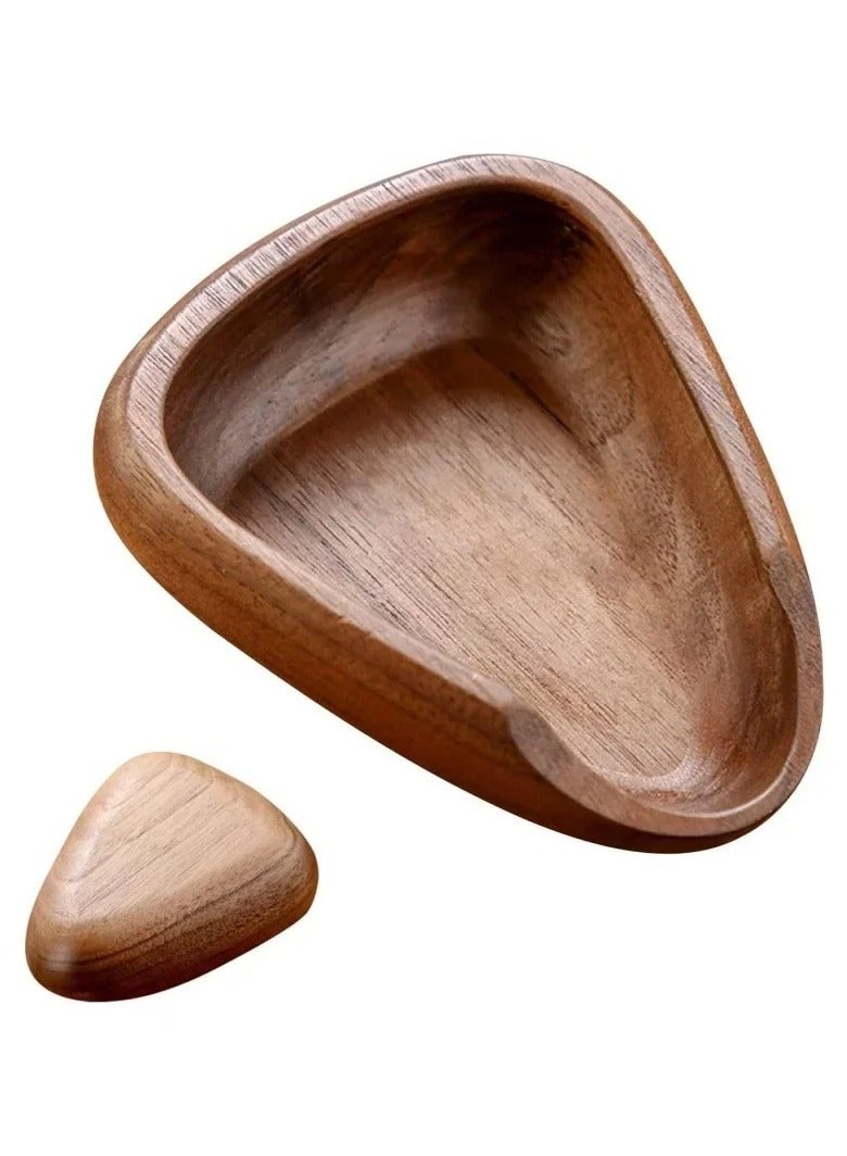 ارواق صينية قياس حبوب القهوة الخشبية من الجوز ووعاء تخزين وملعقة وزن لتحضير الإسبريسو - Image 1