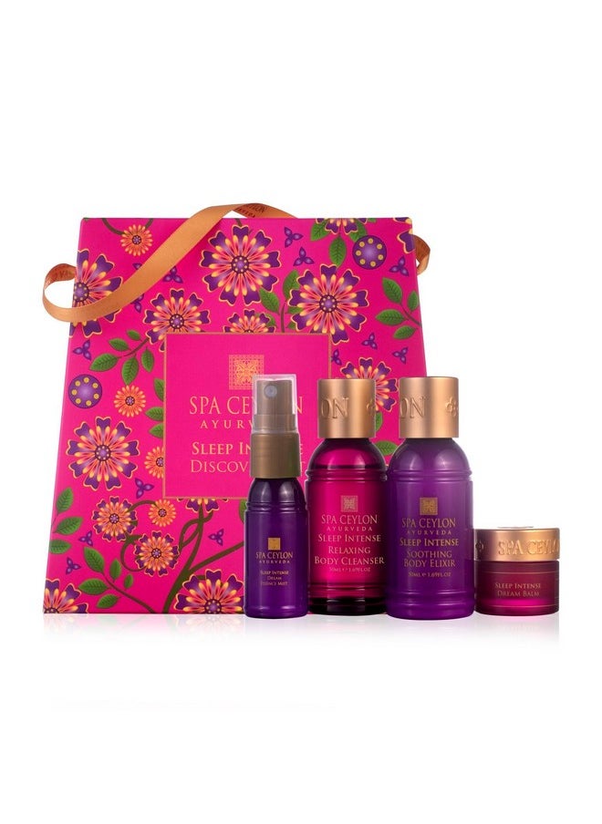 spa ceylon - SPA CEYLON Sleep Intense Discovery Set | Ayurvedic Spa Kit for prepare for Sleep | Spa Set - Image 1