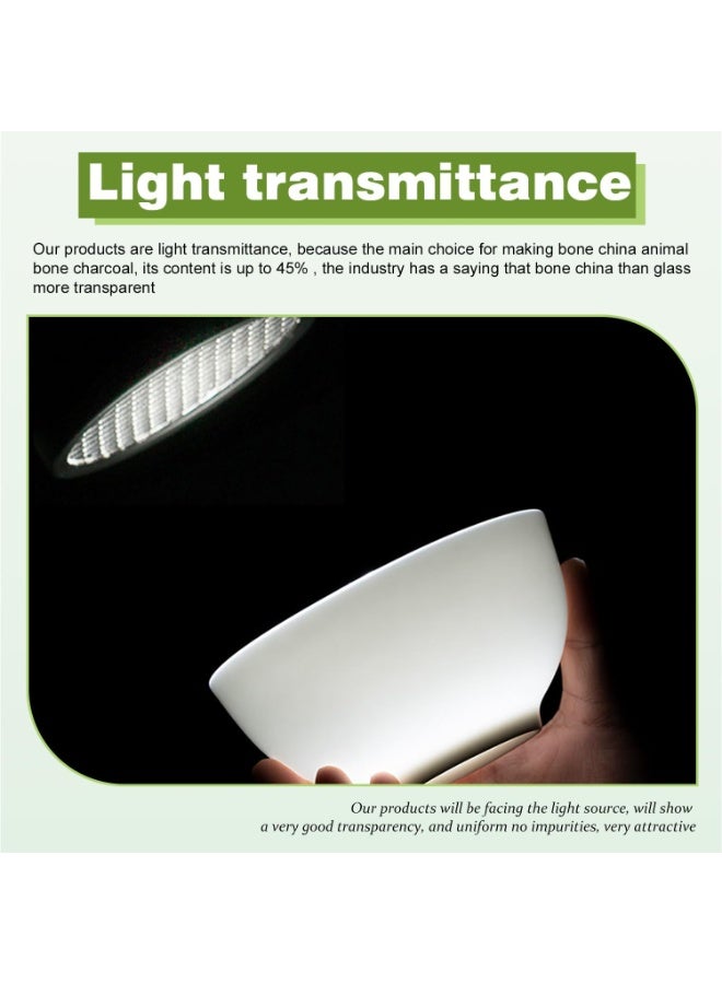 Neonix Pure white porcelain dinnerware set, microwave and dishwasher safe, suitable for 10 people, complete 55-piece kitchen set including plates, bowls, dishes, and soup bowls. - Image 5