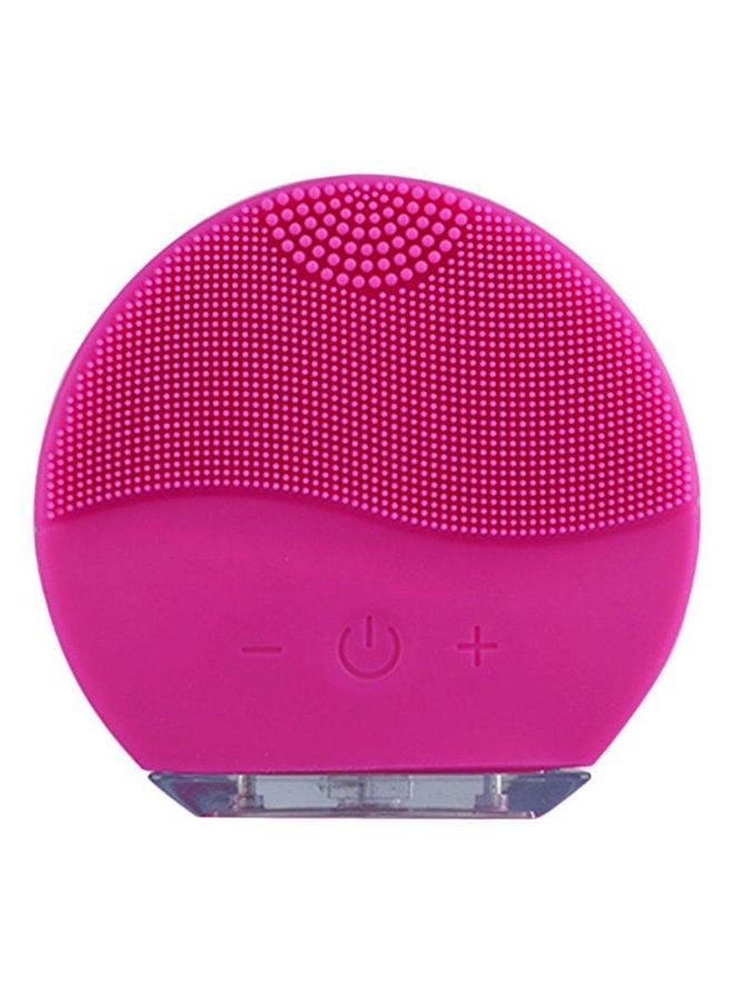 NIBEMINENT Waterproof Ultrasonic Facial Cleansing Brush Pink - Image 1