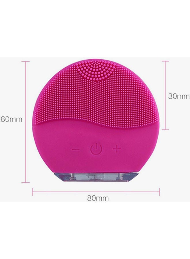 NIBEMINENT Waterproof Ultrasonic Facial Cleansing Brush Pink - Image 2