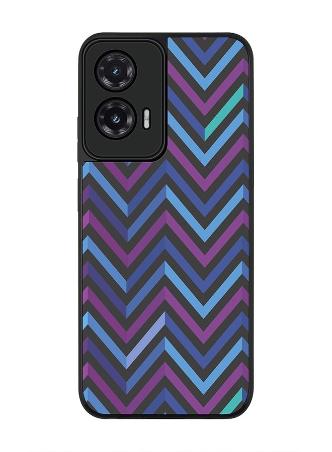 Stylizedd For Motorola Moto G35 Case,Slim fit Camera Protection, Shockproof Thin Phone cover  - Deep Chevron