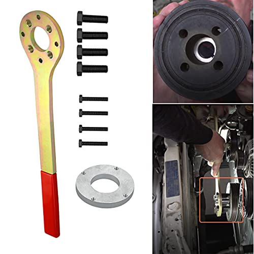 YANWEN Crank Pulley Tool for Subaru, Screw Wrench Holder Kit for Subaru Imprezas EJ Only, Legacy, Outback, Foresters XT, Baja SVX Saab 9-2X - Image 4