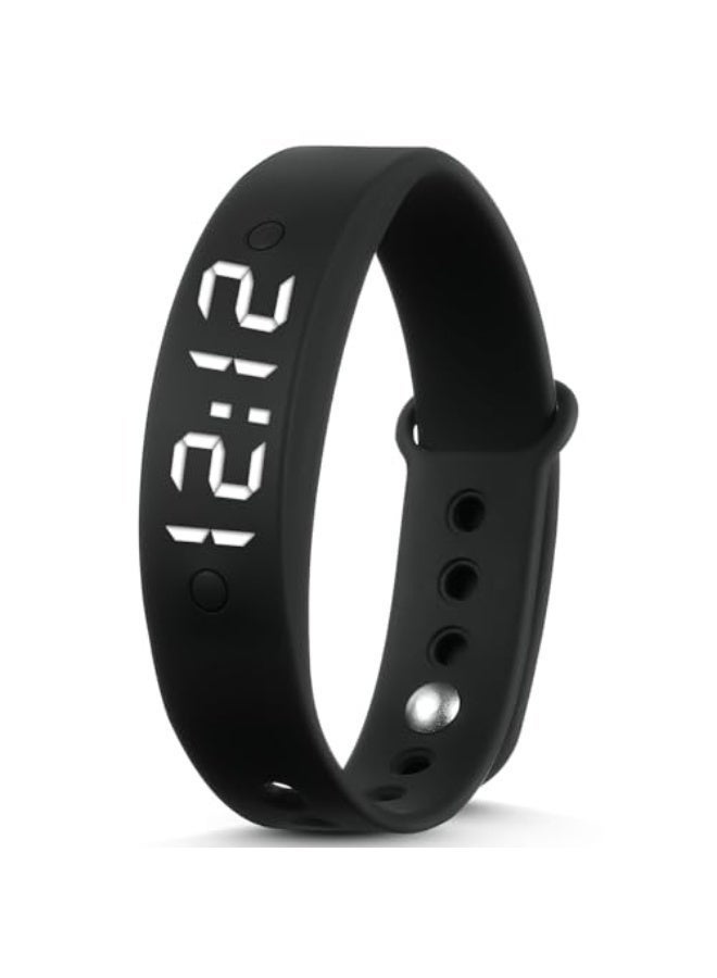 Bukela Vibration Alarm Reminder Watch, Persoal Alarm, Pill Reminder, Daily Alerts, Compact Design, Easy-to-Use, Black - Image 1