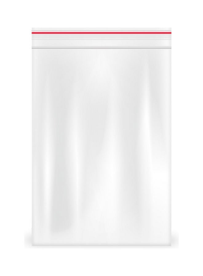 Zipper Bag Plastic - 100 Pieces Transparent  7x5cm