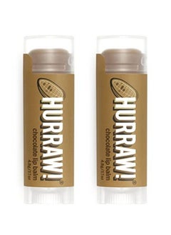 Hurraw! Chocolate Lip Balm 2 Pack: Organic Certified Vegan Cruelty And Gluten Free. Nongmo 100% Natural Ingredients. Bee Shea Soy And Palm Free. Made In Usa  - Image 2